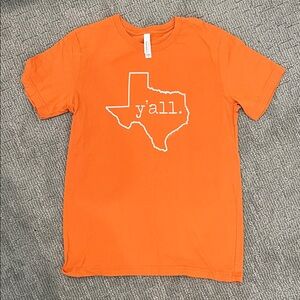 Bella Canvas Bright Orange Texas Tee